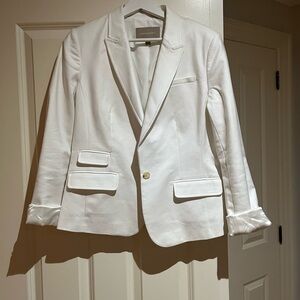 Just in time for summer!  Work once size 10 Banana Republic blazer - white